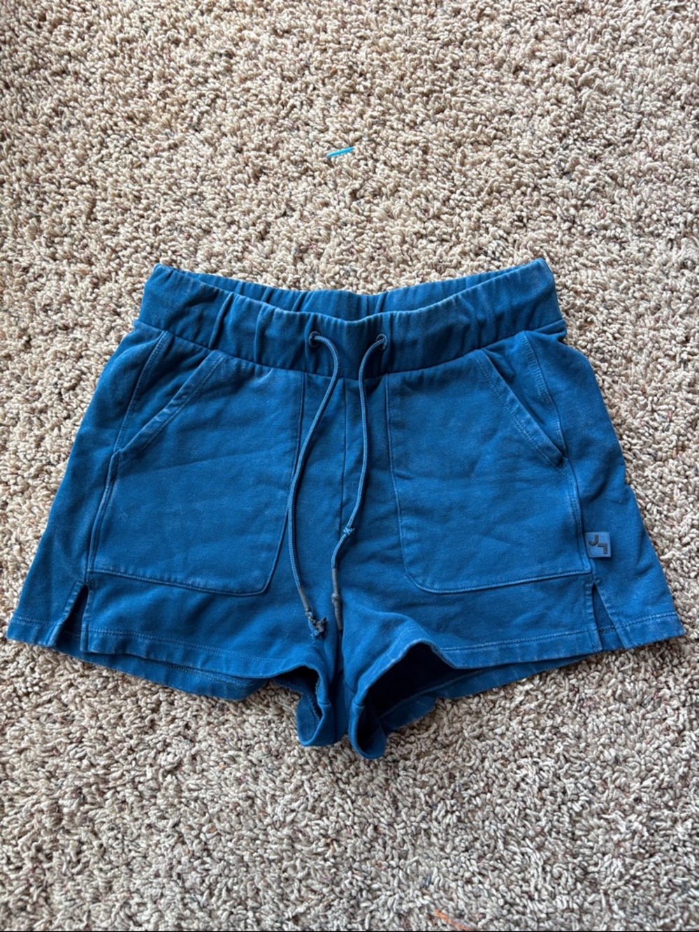 JoyLab Blue Drawstring Athletic Shorts with Front Pockets